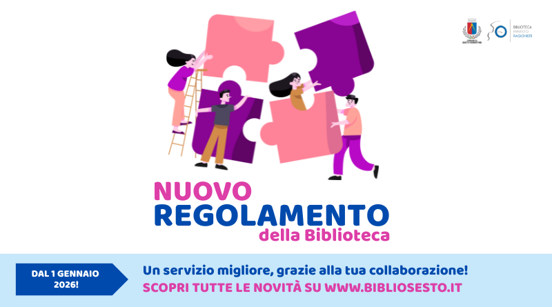 Nuovo regolamento della Biblioteca in vigore dal 1° gennaio