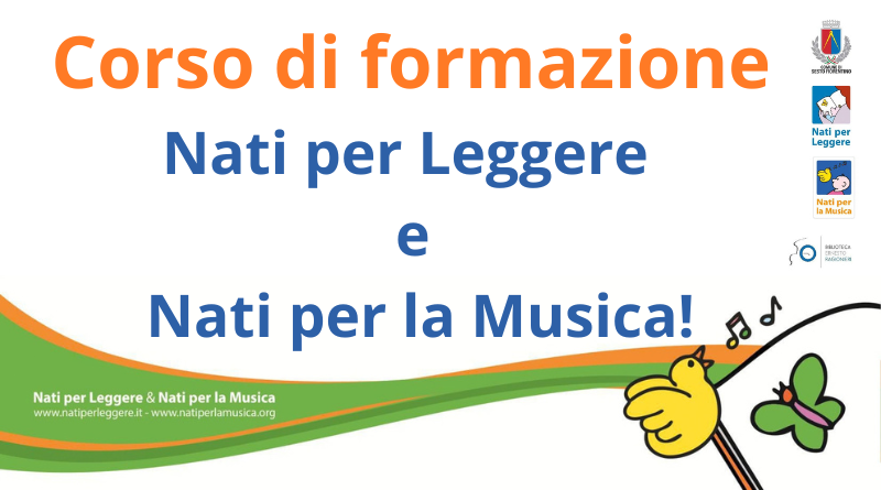 CORSO DI FORMAZIONE NATI PER LEGGERE E NATI PER LA MUSICA PER OPERATORI E VOLONTARI