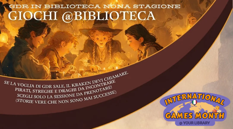 SI GIOCA IN BIBLIOTECA! – International Games Day